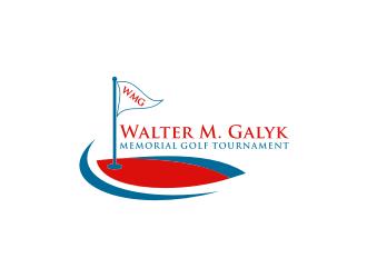 Walter M. Galyk Memorial Golf Tournament logo design by johana