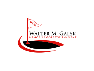 Walter M. Galyk Memorial Golf Tournament logo design by johana