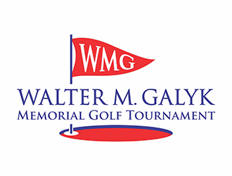 Walter M. Galyk Memorial Golf Tournament logo design by gitzart