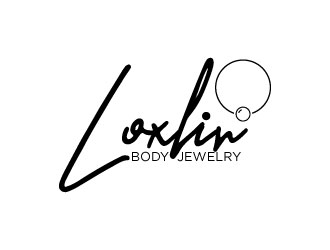 Loxlin Body Jewelry logo design by Erasedink