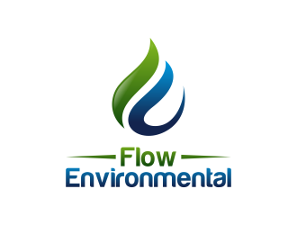 Flow Environmental logo design by Popay