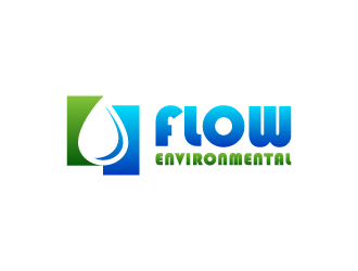 Flow Environmental logo design by GRB Studio