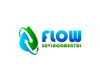 Flow Environmental logo design by GRB Studio