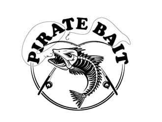 Pirate Bait Company logo design by gogo