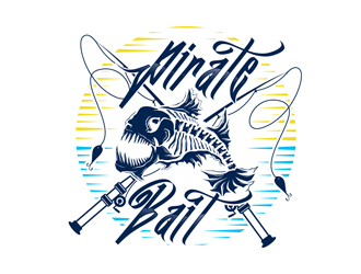 Pirate Bait Company logo design by gogo