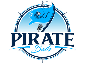 Pirate Bait Company logo design by Suvendu