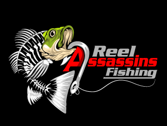 Reel Assassins Fishing logo design by Suvendu
