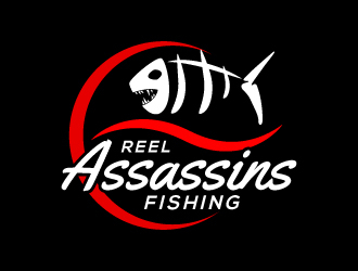 Reel Assassins Fishing logo design by Kirito