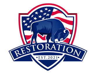 Restoration logo design by DreamLogoDesign