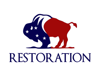 Restoration logo design by JessicaLopes