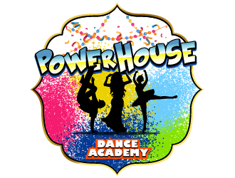 Powerhouse Dance Academy  logo design by Loregraphic