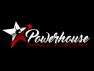 Powerhouse Dance Academy  logo design by ElonStark