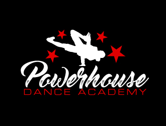 Powerhouse Dance Academy  logo design by ElonStark