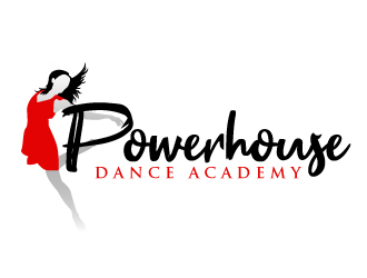 Powerhouse Dance Academy  logo design by ElonStark