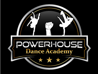 Powerhouse Dance Academy  logo design by Suvendu