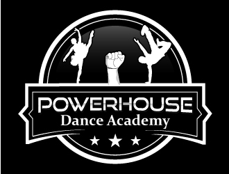 Powerhouse Dance Academy  logo design by Suvendu