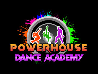 Powerhouse Dance Academy  logo design by Suvendu