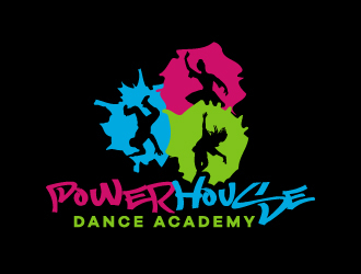 Powerhouse Dance Academy  logo design by Kirito