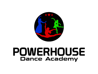 Powerhouse Dance Academy  logo design by Suvendu