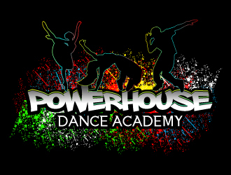 Powerhouse Dance Academy  logo design by Suvendu