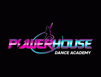 Powerhouse Dance Academy  logo design by Suvendu