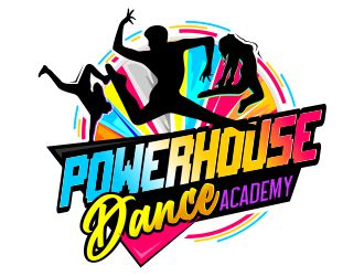 Powerhouse Dance Academy  logo design by veron