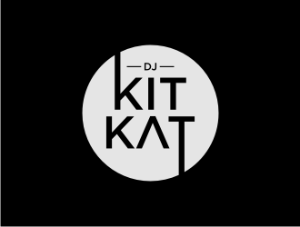 DJ KitKat logo design by Wisanggeni