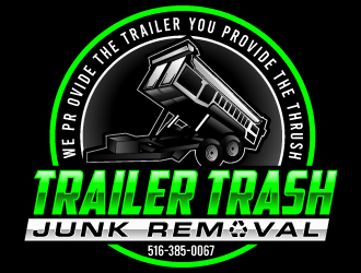 Trailer trash junk removal  logo design by Suvendu