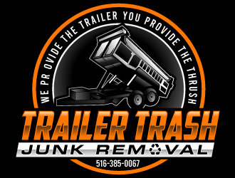 Trailer trash junk removal  logo design by Suvendu