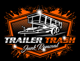 Trailer trash junk removal  logo design by Suvendu