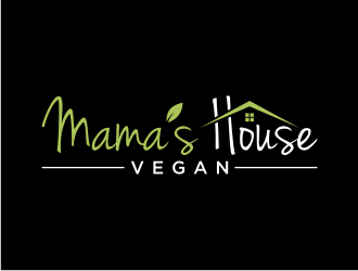 Mamas House Vegan logo design by puthreeone