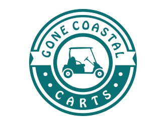 Gone Coastal Carts logo design by cikiyunn
