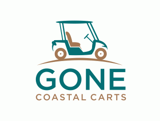 Gone Coastal Carts logo design by GassPoll