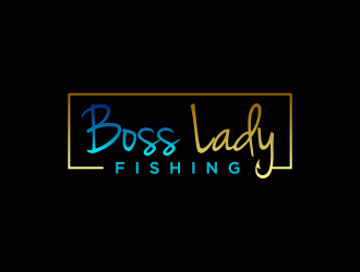 Boss Lady Fishing logo design by SelaArt