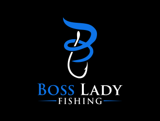 Boss Lady Fishing logo design by aflah