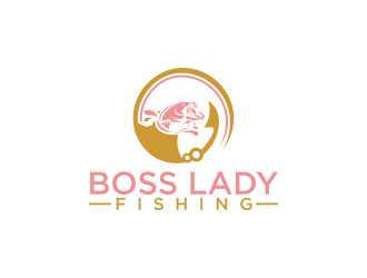 Boss Lady Fishing logo design by changcut