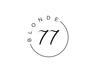 77 Blonde logo design by haidar