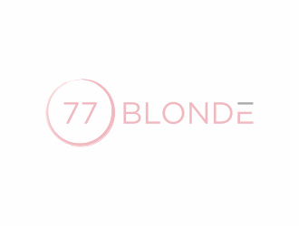 77 Blonde logo design by eagerly