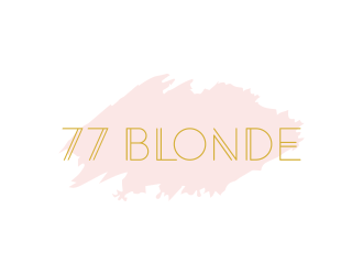 77 Blonde logo design by GassPoll