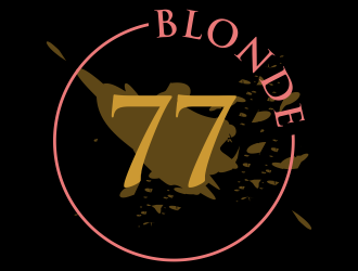 77 Blonde logo design by glasslogo