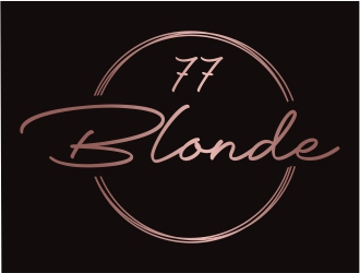 77 Blonde logo design by Mardhi