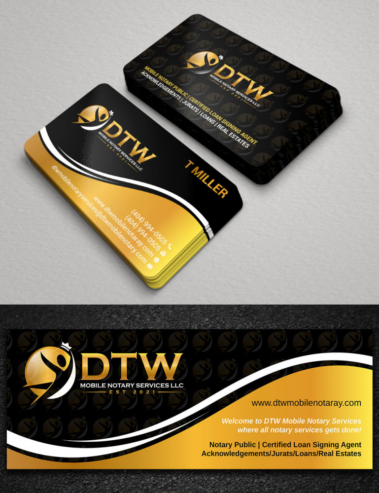 DTW Industries LLC logo design by Boomstudioz