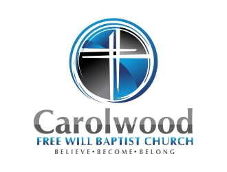 Carolwood Free Will Baptist Church logo design by ruki