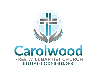 Carolwood Free Will Baptist Church logo design by ruki
