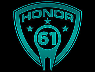 HONOR 61 logo design by design_brush