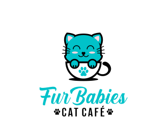 Fur Babies Cat Cafe logo design by jm77788