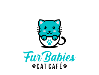 Fur Babies Cat Cafe logo design by jm77788