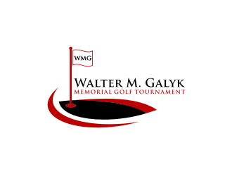 Walter M. Galyk Memorial Golf Tournament logo design by johana