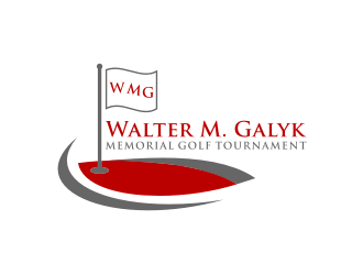 Walter M. Galyk Memorial Golf Tournament logo design by johana