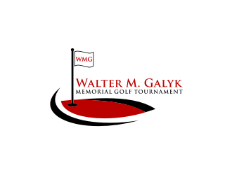Walter M. Galyk Memorial Golf Tournament logo design by johana
